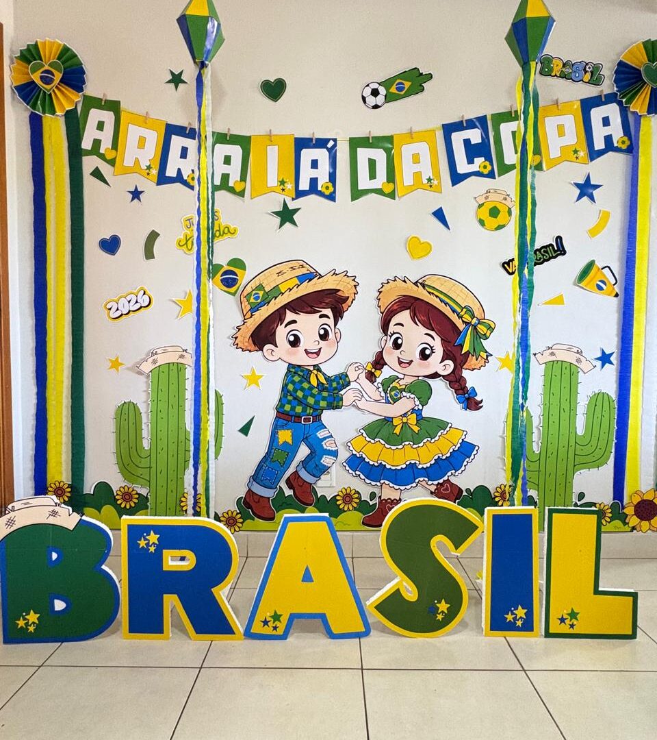 Painel Arraiá da Copa