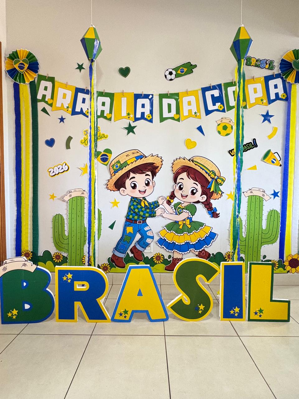 Painel Arraiá da Copa