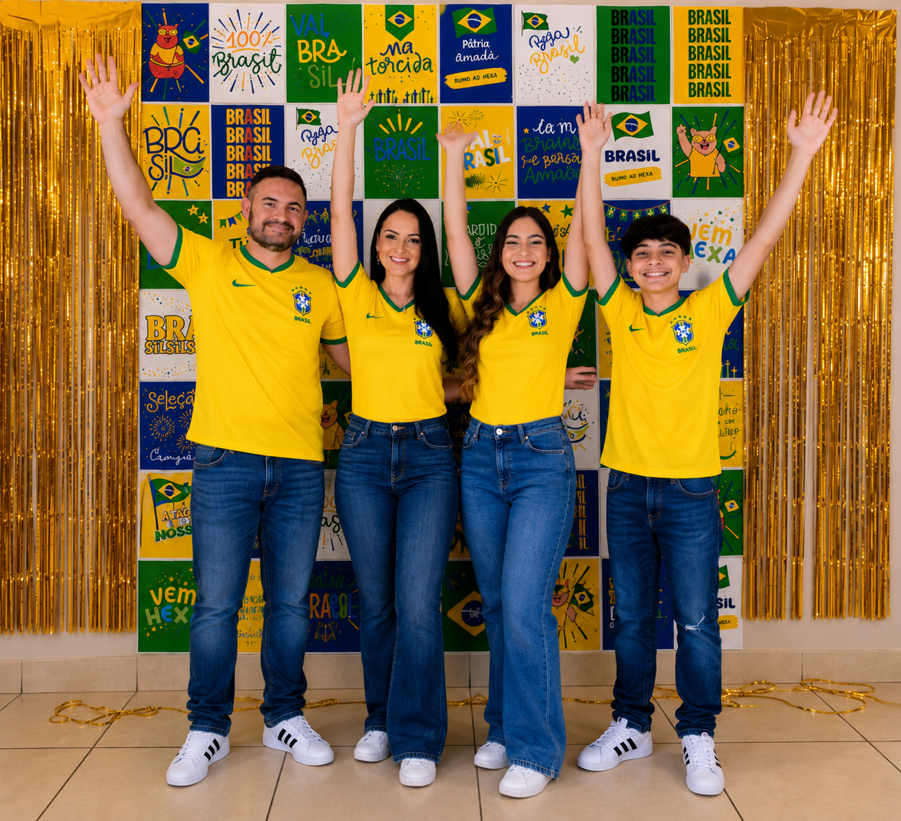 Painel Para Fotos Copa do Mundo 2026 + Tótens de Brindes