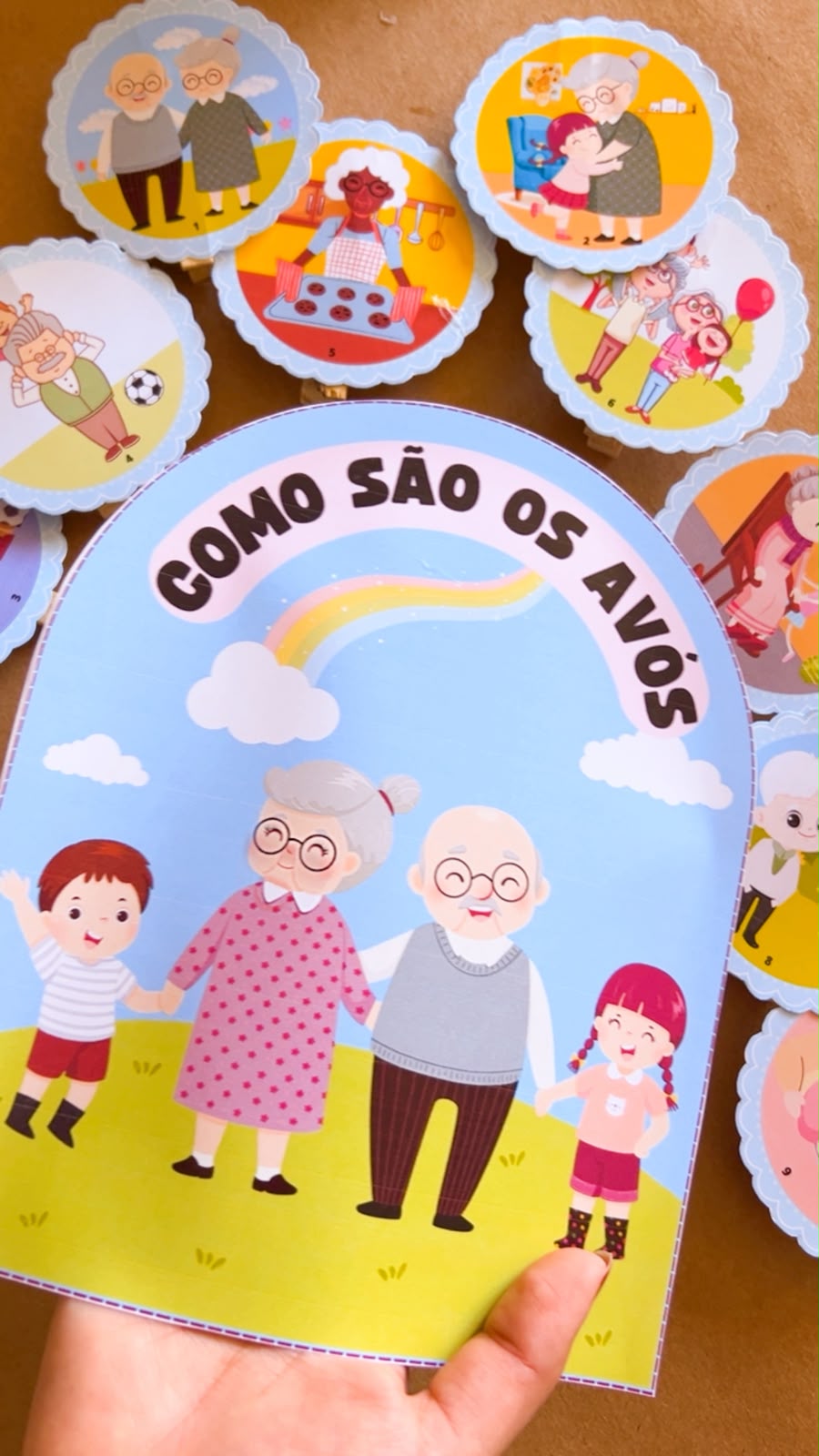 História na Luva: "Como São os Avós"