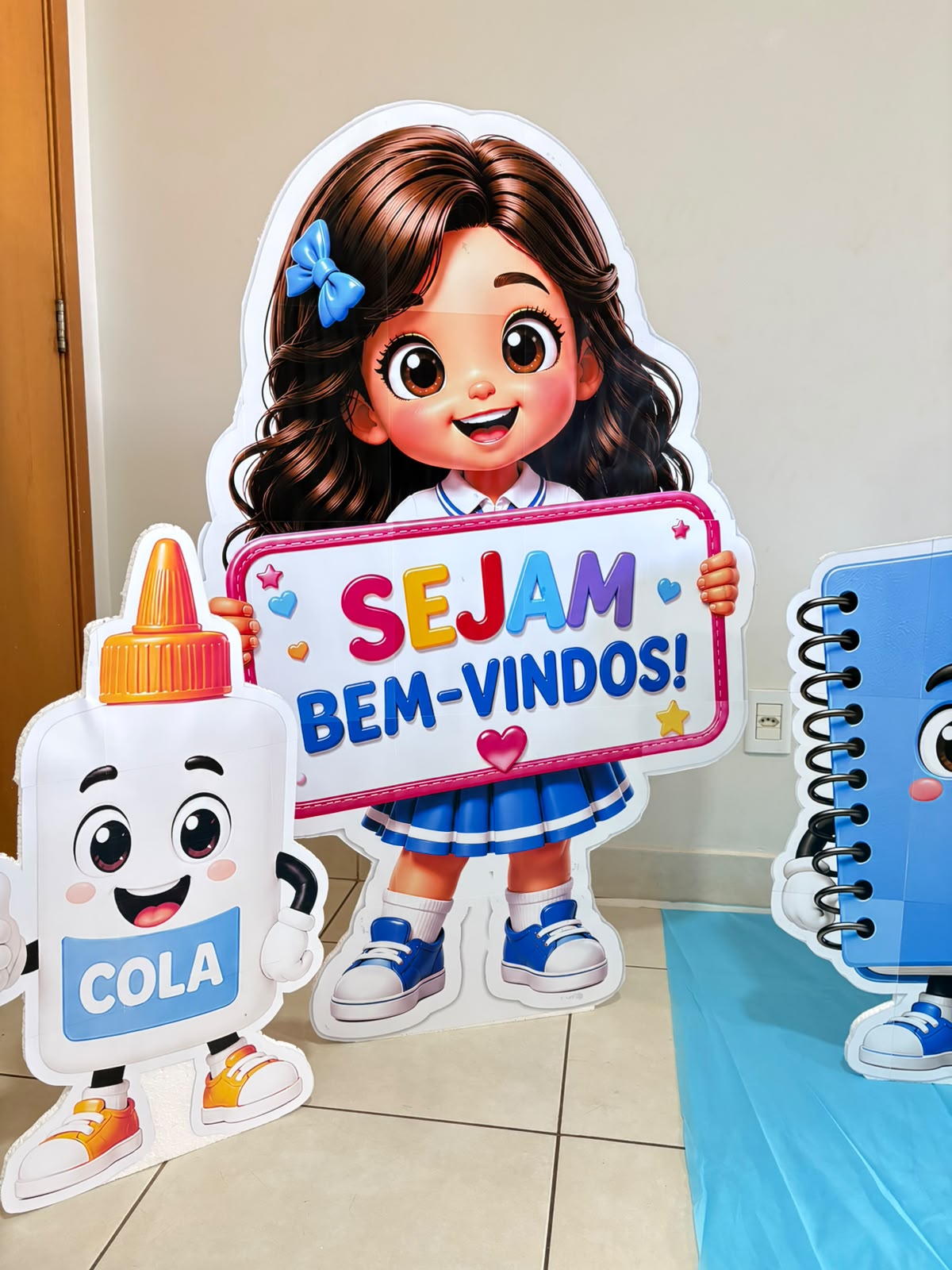 Tótens Gigantes Boas-Vindas Escola Encantada - Imagem 2