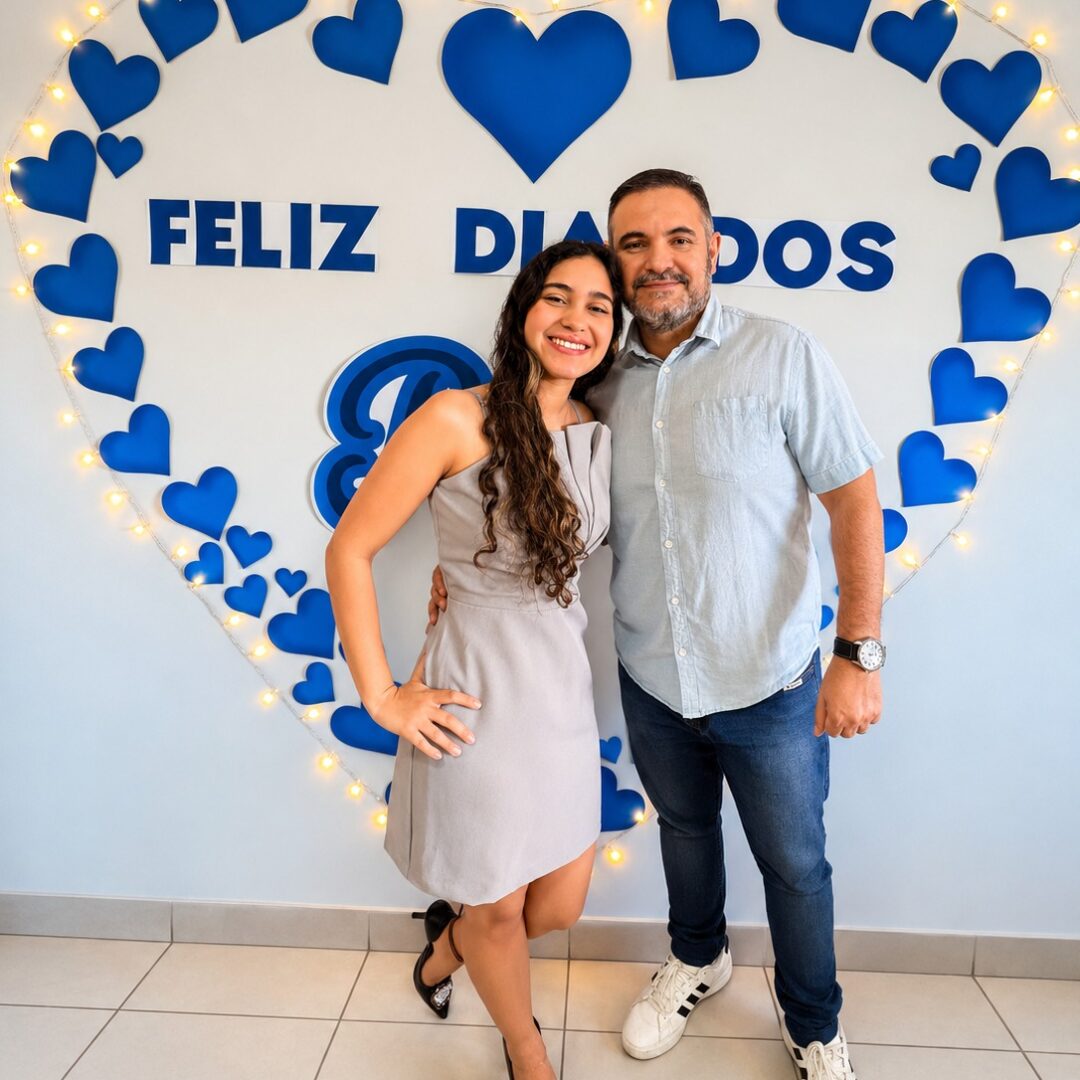 Painel Gigante Coração - Dia Dos Pais