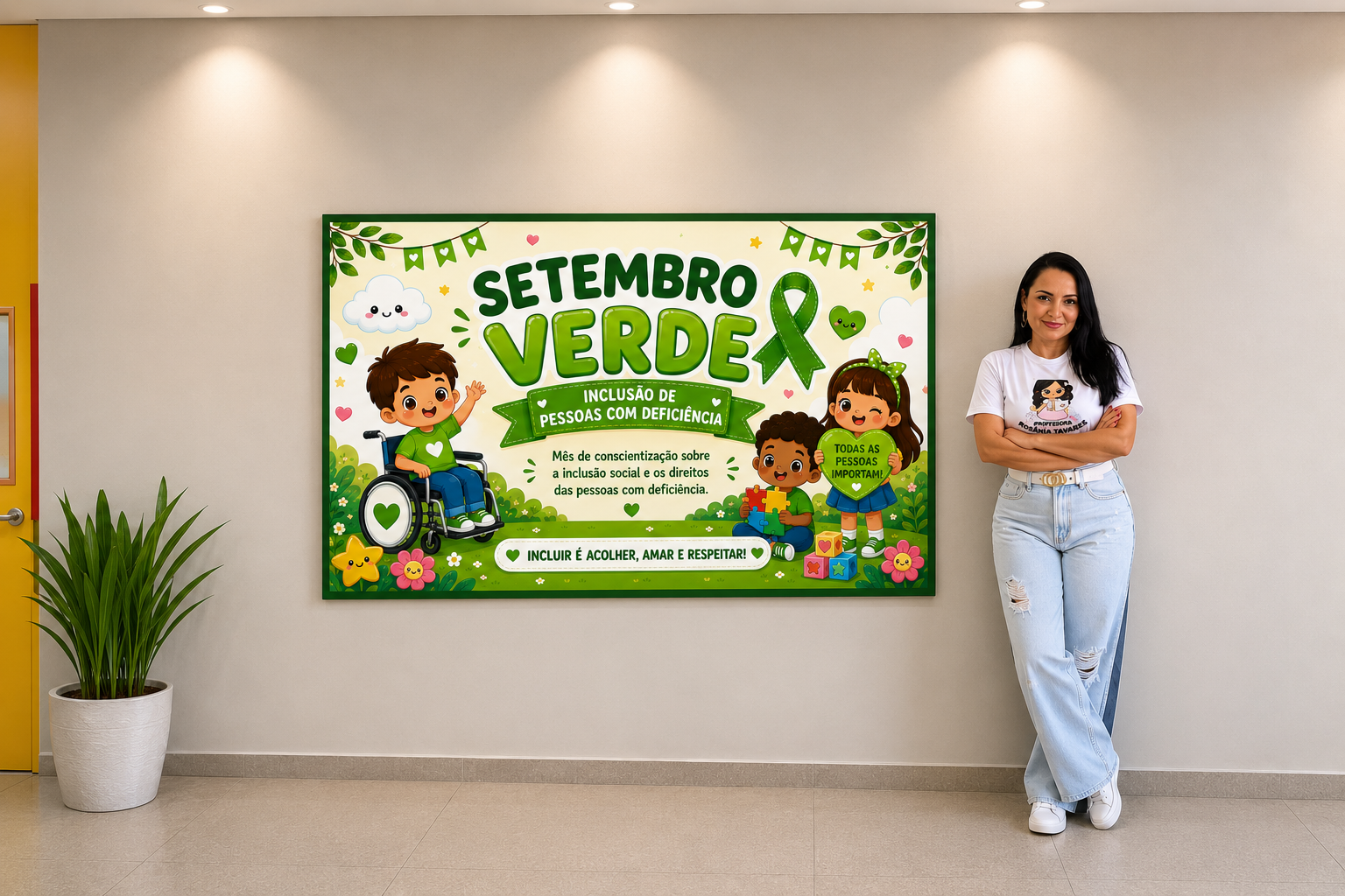 Painel Setembro Verde - Inclusão de Pessoas Com Deficiência - Imagem 2