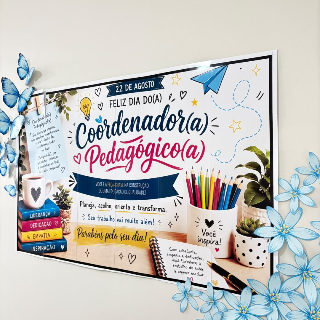 Cartaz Dia Do Coordenador Escolar