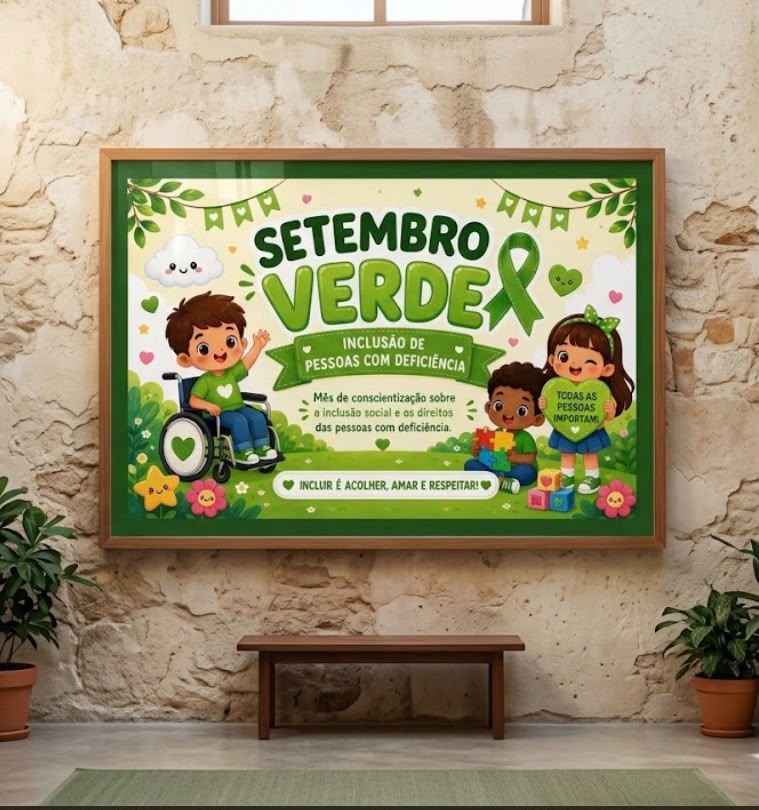 Painel Setembro Verde - Inclusão de Pessoas Com Deficiência - Imagem 3