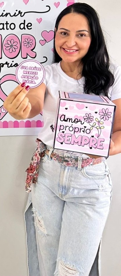 Caixa Motivação Outubro Rosa