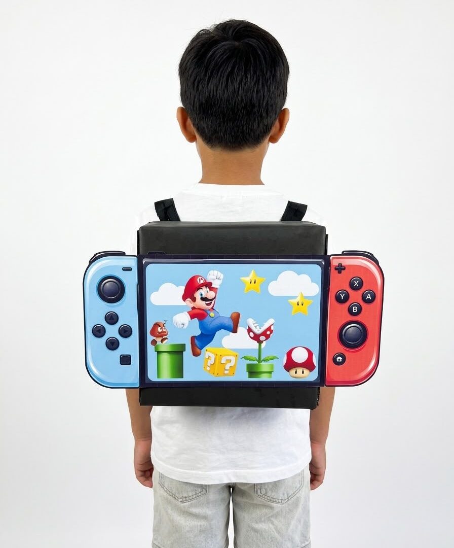 Mochila Maluca Gamer – Uma Aventura Divertida para o Dia das Crianças!