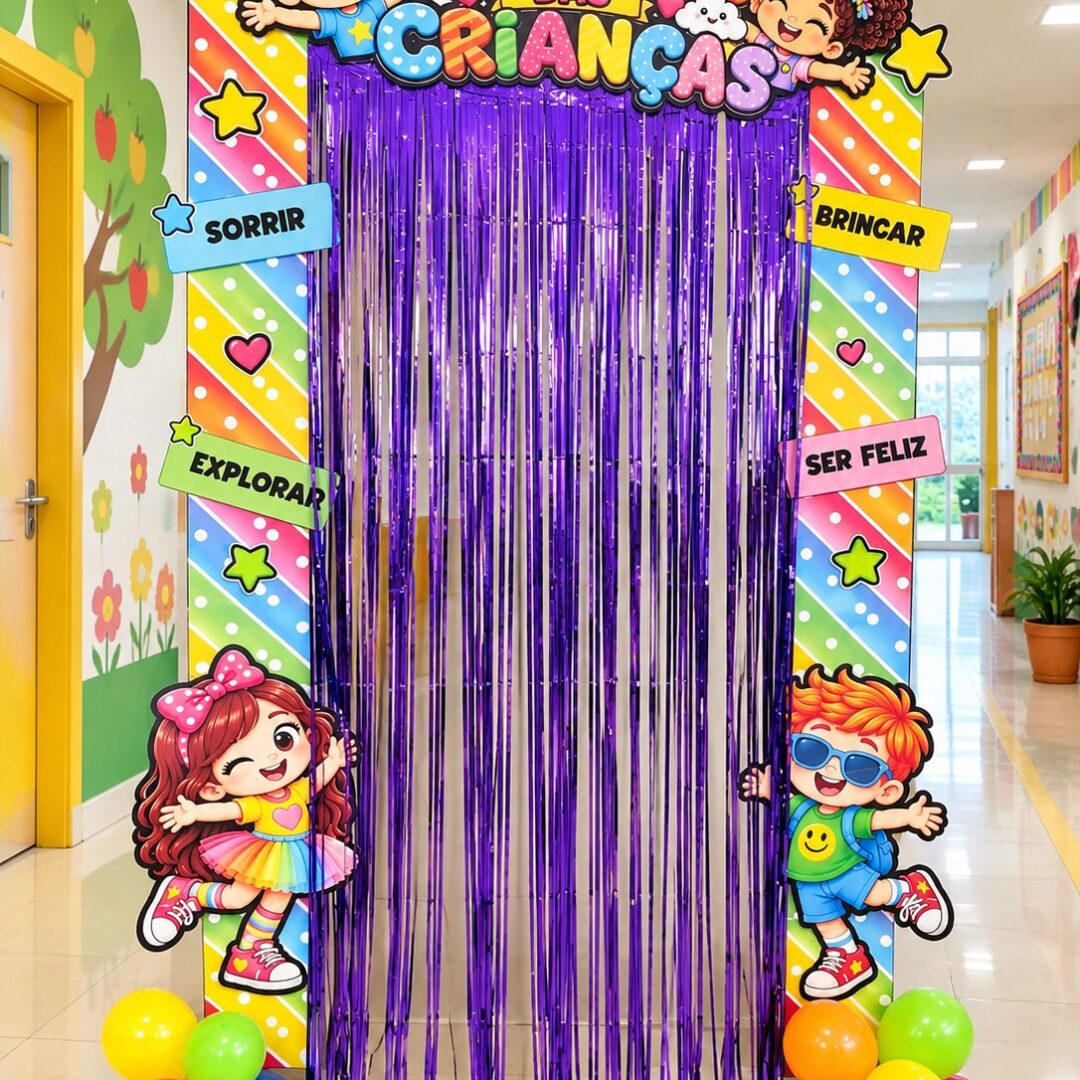 Painel Portal Arco-Íris - Semana Das Crianças